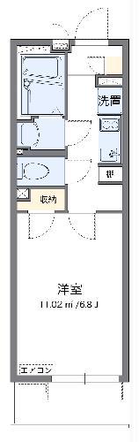 クレイノアリエッタ(1K/3階)の間取り写真