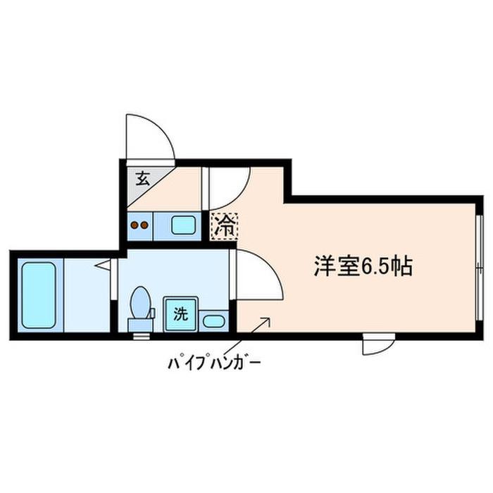 グランドハイツ成増(1K/1階)の間取り写真