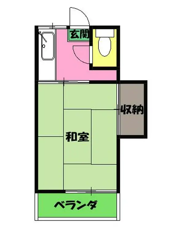 倉島荘 2階階 間取り