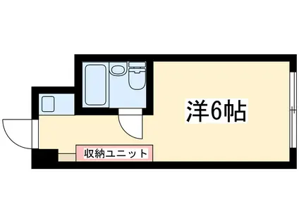 ステュディオ新大阪(ワンルーム/6階)の間取り写真