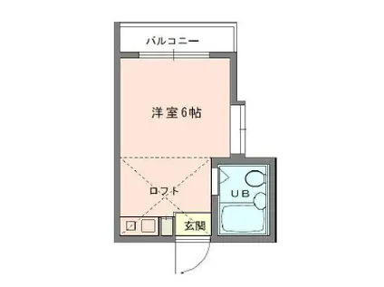 シティパレス清水町I(1K/1階)の間取り写真