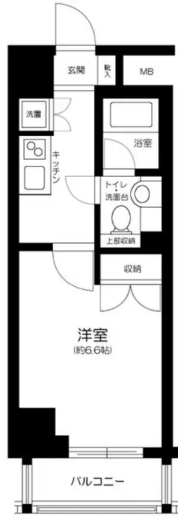 パレステュディオ麹町 6階階 間取り