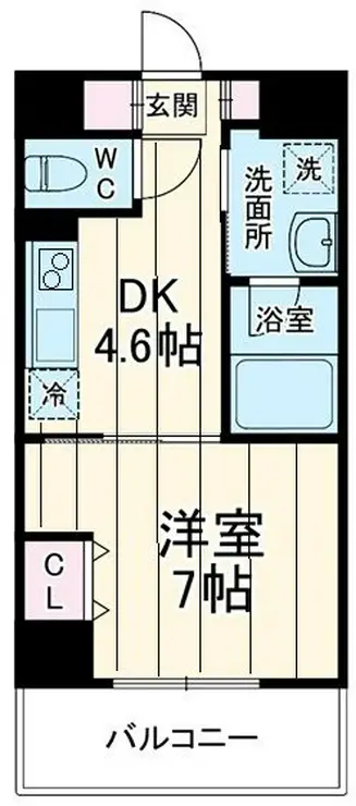 ケフィーズ・クニミ 9階階 間取り
