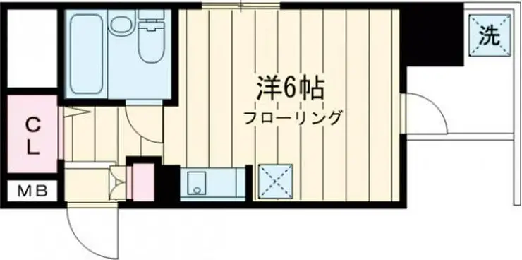 ボヌール大橋 4階階 間取り