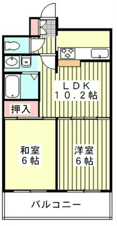 コスモプレイス並木 7階階 間取り