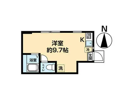 MQUARTO獨協大学前(ワンルーム/1階)の間取り写真