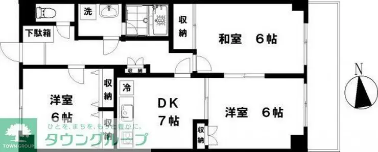 アークス藤沢 3階階 間取り