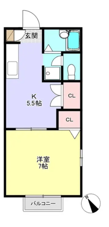 アイリス白金 2階階 間取り