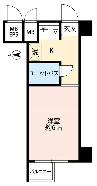 ローズマンション代々木上原 3階階 間取り