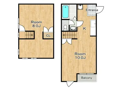 コーポエスワイ(1LDK/7階)の間取り写真