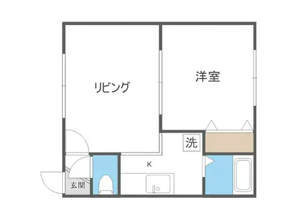 マンション集(1LDK/3階)の間取り写真
