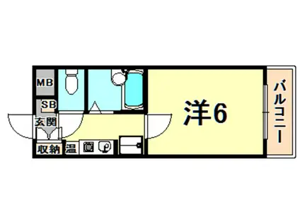 サンホームズ内山(1K/5階)の間取り写真