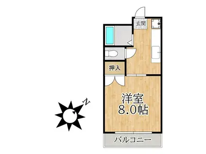 MANSION SATO 北栄(1K/1階)の間取り写真