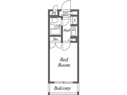 ユーレジデンス護国寺(1K/3階)の間取り写真