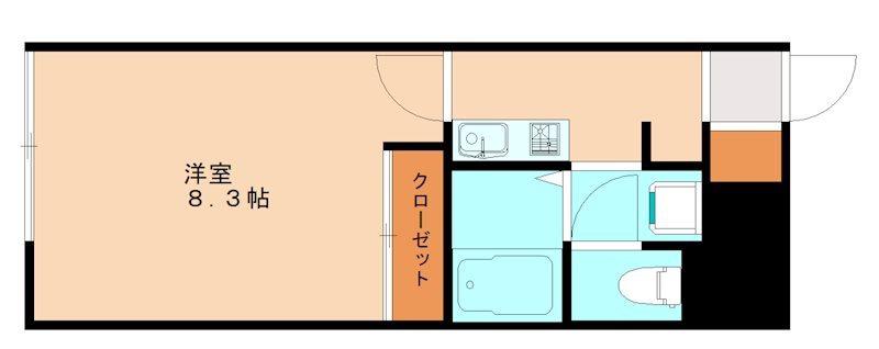レオネクスト石原A(1K/1階)の間取り写真