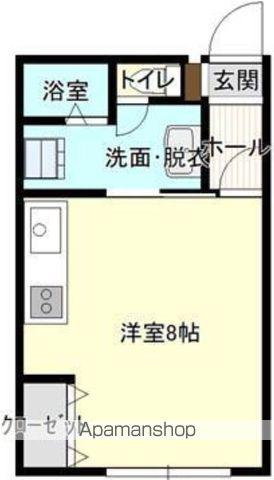 アリエッタはまゆう(ワンルーム/2階)の間取り写真