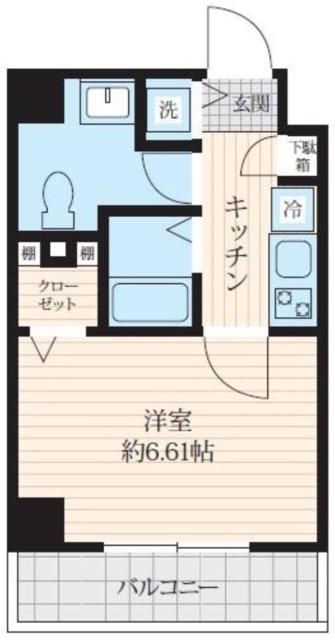 DELCCS南池袋(1K/5階)の間取り写真
