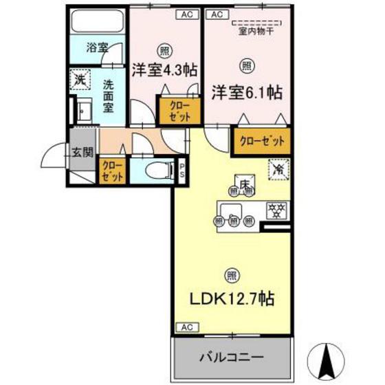 シャンポールさい D棟