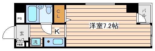 アポーラ中野(1K/1階)の間取り写真
