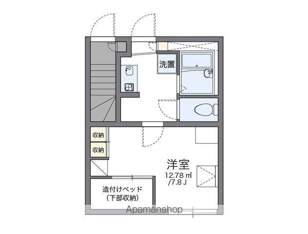 レオパレスJOY(1K/1階)の間取り写真