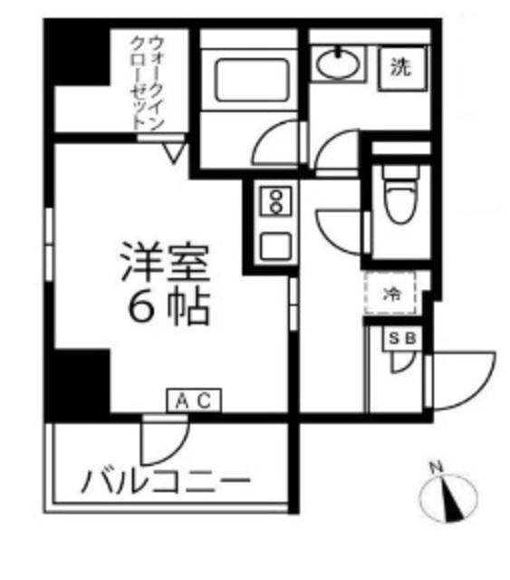 ラヴィール レジデンス(1K/5階)の間取り写真