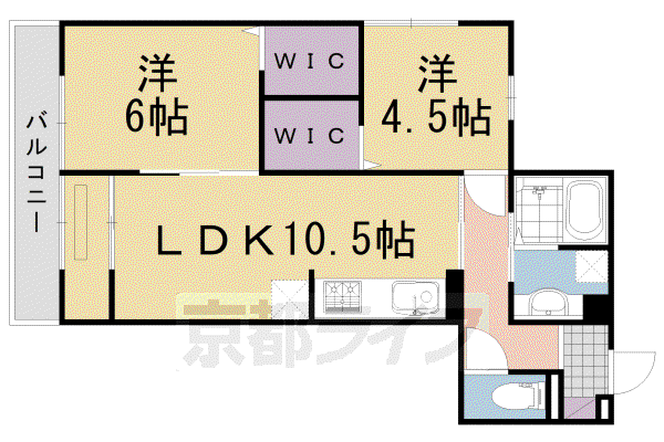 CERCLE DE FAMILLE(2LDK/1階)の間取り写真