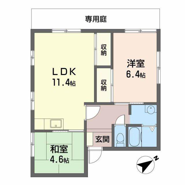 セファミ高砂(3DK/1階)の間取り写真