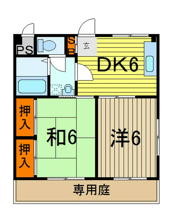 サンライズ池田 3階階 間取り