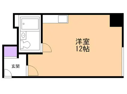 チサンマンション札幌第1(ワンルーム/5階)の間取り写真