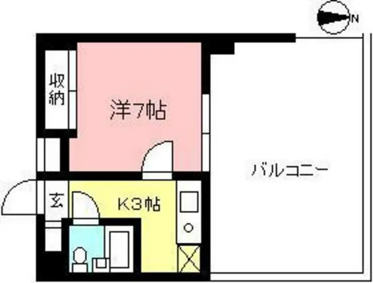 スピカ向ヶ丘 4階階 間取り