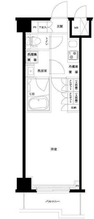 ルーブル横濱江ケ崎町 2階階 間取り