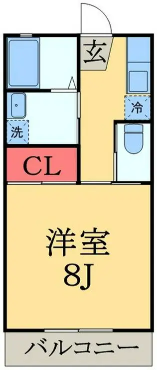 中村ハイツ2 2階階 間取り