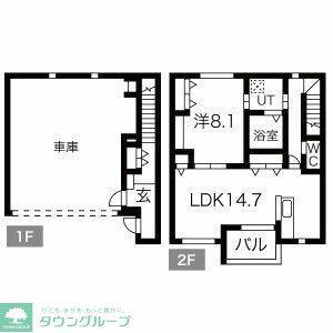 PACIFICA SHONANA棟(1LDK/1階)の間取り写真