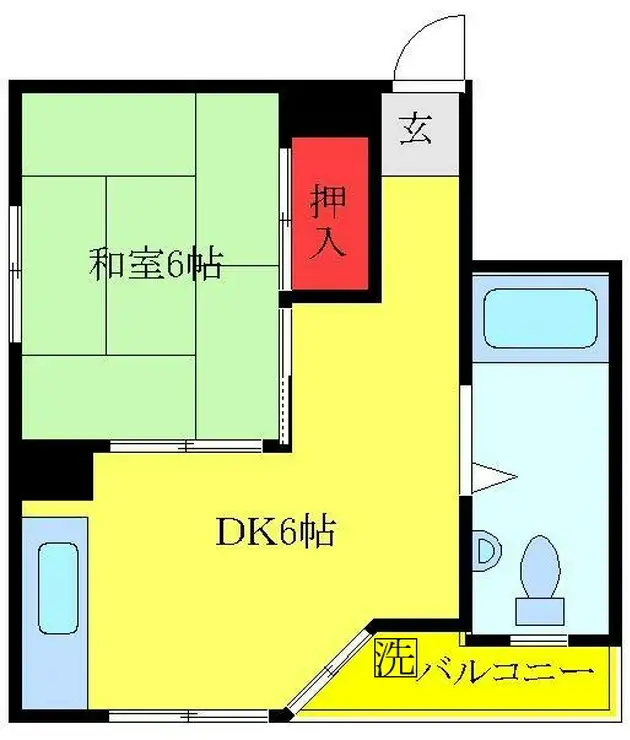 ニュー旭マンション 5階階 間取り