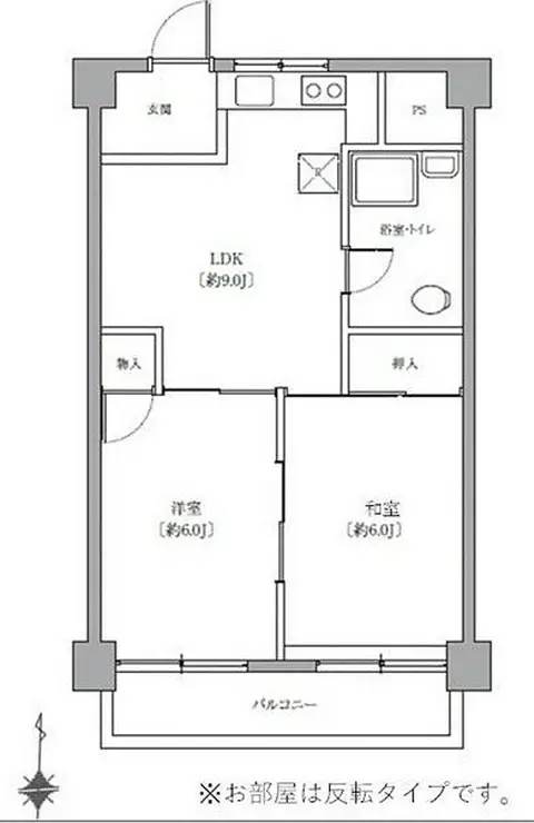 目黒ジートルンク 5階階 間取り