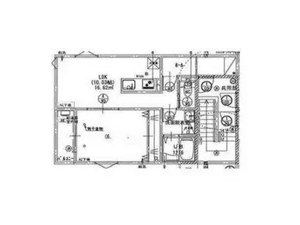 リヴェール神郷(1LDK/3階)の間取り写真