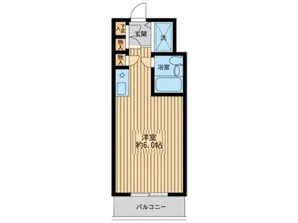 エルハイツ成増E棟E(ワンルーム/1階)の間取り写真