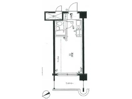 ライオンズステーションプラザ磯子(1K/9階)の間取り写真