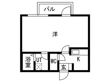 THE CLASS GRAND RESIDENCE(1K/2階)の間取り写真