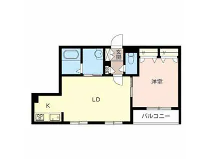 パークサイドテラス(1LDK/3階)の間取り写真