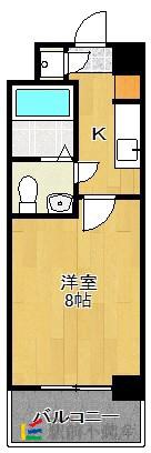 ORIENT BLD NO.81 AMARIGE アマリージュ(1K/1階)の間取り写真