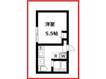 エグゼンシアロクチョウ(1K/2階)の間取り写真