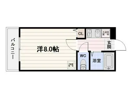 THE SQUARE・ATAGO RESIDENCE(1K/7階)の間取り写真