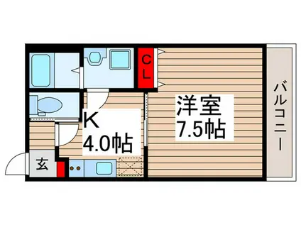 新座市新堀3丁目計画(1K/1階)の間取り写真
