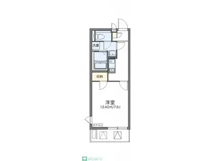 レオネクストステラ(1K/3階)の間取り写真