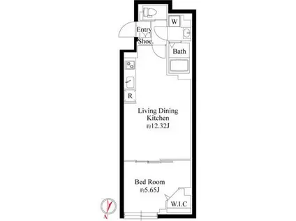 グランパセオ大岡山(1LDK/B1階)の間取り写真