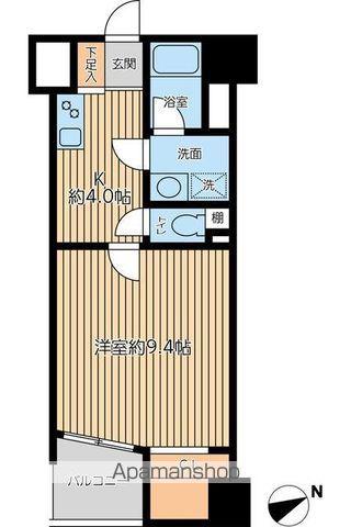 クリオ王子神谷弐番館(1K/1階)の間取り写真