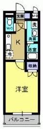 ST21(1K/1階)の間取り写真