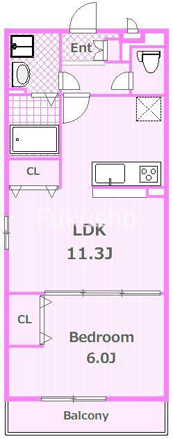 リブリハレクラニ(1LDK/2階)の間取り写真