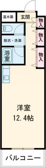 Nビレッジ(ワンルーム/3階)の間取り写真